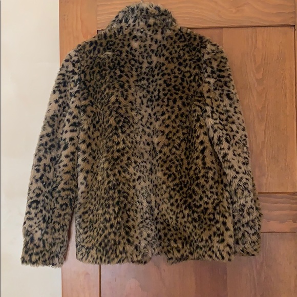 UNIF Leopard Faux Fur Moto Jacket - Picture 2 of 3